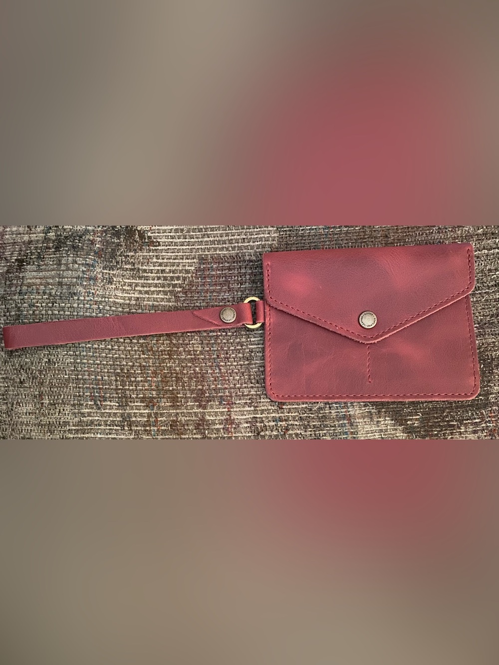 Portland Leather Goods Leather Passport Wristlet - Light Purple